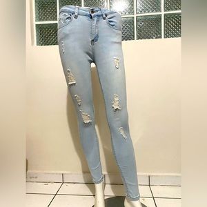 Wax Jean light blue wash denim jeans size 1/25